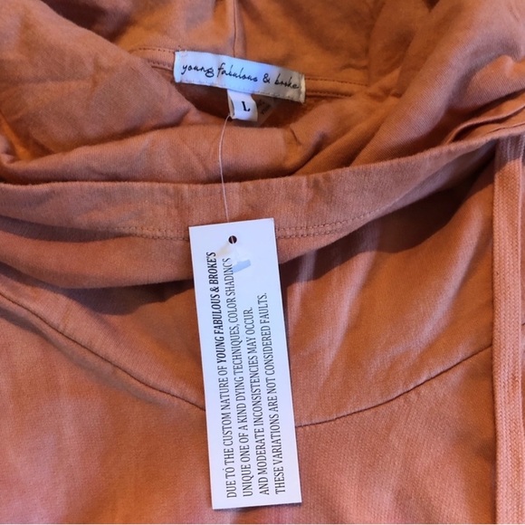 YOUNG FABULOUS & BROKE NWT OMBRE PULLOVER HOODIE - Picture 7 of 7